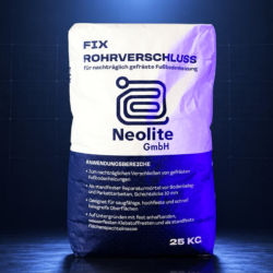 Fix Rohrverschluss, Fußbodenheizungfräsungen fachgerecht verschließen, 40 Sack, 1 Palette, Neolite