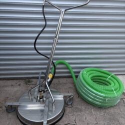 Flächenreiniger auf Lenkrollen Ø520 mm mit Venturiabsaugung bis 500 bar, bis 40 Liter/min, bis 120°C, Clena Solutions